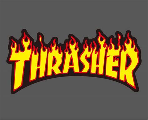 Buy Thrasher Sticker | Wholesale Skateboard Brand Logo Stickers with ...