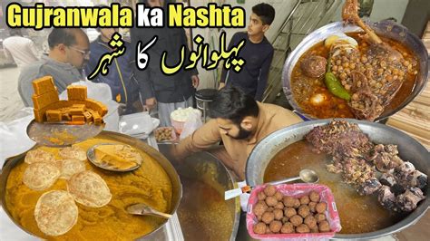 Guru Nanak Pura Food Street GUJRANWALA - Famous Nashta in Gujranwala - YouTube