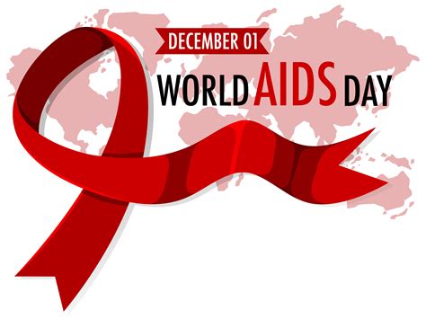 World AIDS Day banner with red ribbon 1427647 Vector Art at Vecteezy