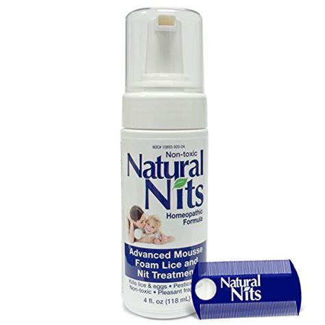 Natural Nits Lice Treatment Foam Shampoo **All Natural Enzymes ...