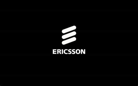 White Ericsson Logo - LogoDix