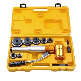 Amazon.com: 6-Ton Hydraulic Knockout Punch Press Kit with 6 Dies Tool ...
