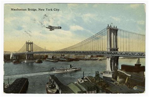 Manhattan Bridge, New York City - NYPL Digital Collections