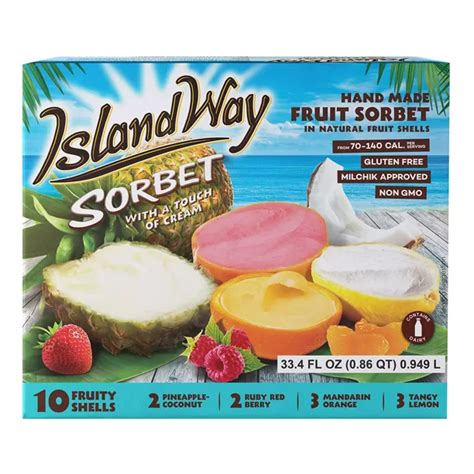 Island Way Sorbet Variety Pack, 10 ct. - Walmart.ca