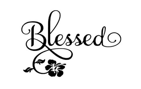 Blessed Vinyl Decal - Etsy