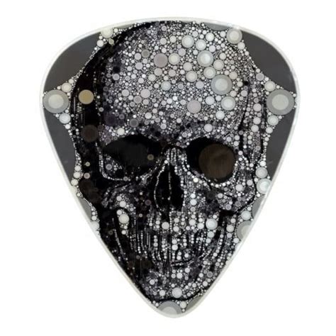 Skull Custom Celluloid Guitar Pick | Skull, Guitar picks, Jewelry art