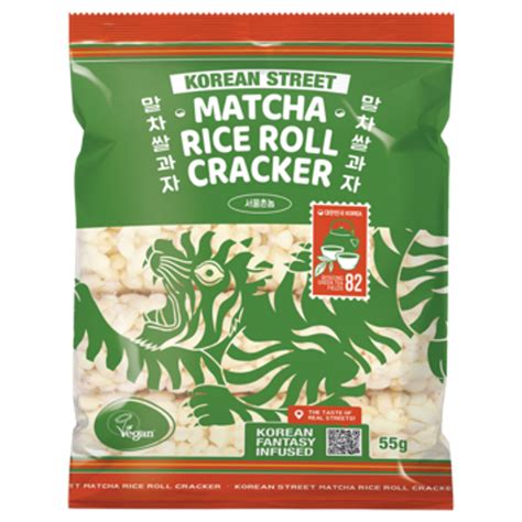Rice Cracker Korean Street (Matcha) ALLGROO, 55 g – YOUMAME