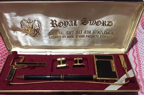 Royal Sword 18Kgp Gentlemen gift Set, Women's Fashion, Jewelry ...