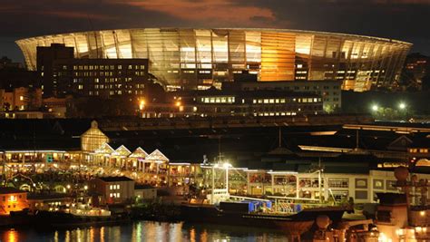 Green Point Stadium in all her lit up glory - South Africa Travel