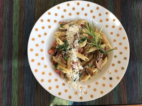 Pasta with Wild Mushrooms • Bounty from the Box Recipes