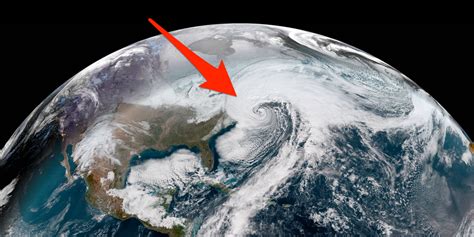 See the 'bomb cyclone' storm hit the northeast US in satellite photos - Business Insider