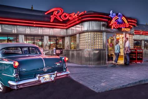 Rosie’s Diner – Home | American diner, Diner, Vintage diner