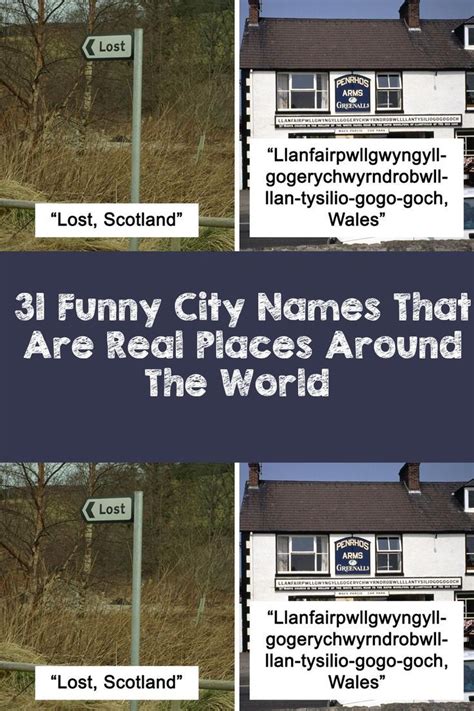 31 funny city names that are real places around the world – Artofit