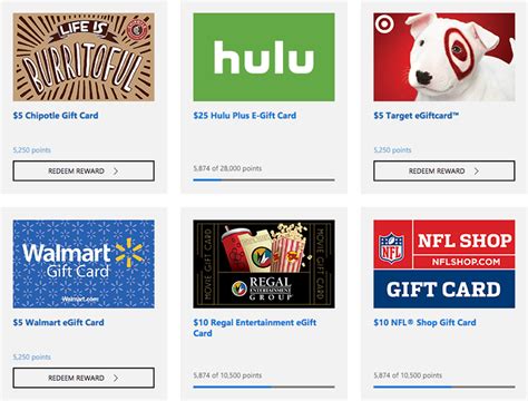 microsoft rewards gift cards | Hulu, Chipotle gift card, Gift card