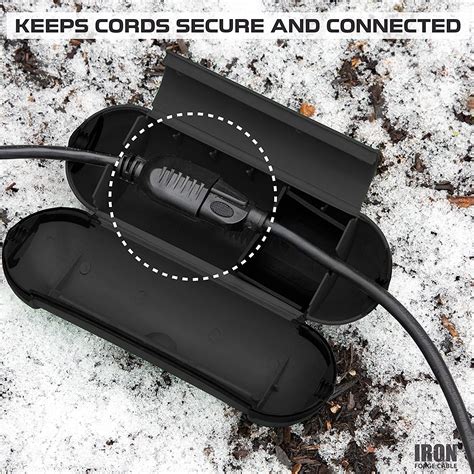 Outdoor Extension Cord Cover - Waterproof Plug Connector Safety Covers ...