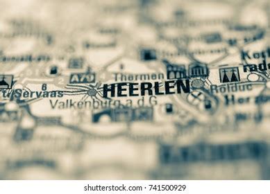 Heerlen On Map Stock Photo 741500929 | Shutterstock