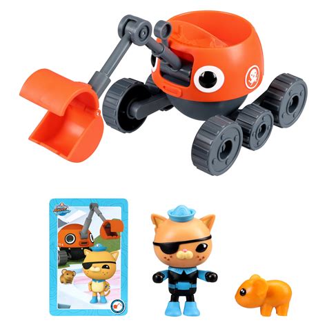 Octonauts Above & Beyond Terra Gup 3 Deluxe Toy Vehicle & Figure Set with Kwazii & Pika, 4 Piece ...