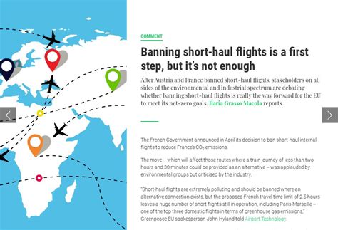 Banning short-haul flights is a first step, but it’s not enough ...