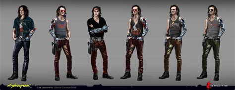 ArtStation - Cyberpunk 2077 Johnny Silverhand Concept Art, Lea Leonowicz Cyberpunk 2077 ...
