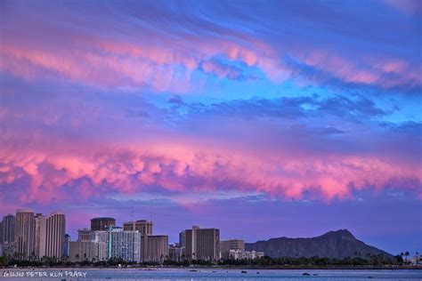 Magenta Sky • Ala Moana Beach Park • Honolulu HI