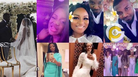 Celebrities spotted at John Dumelo's white wedding & what they wore ...