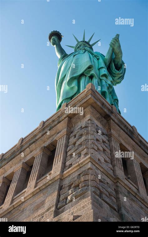 statue of liberty New York City harbor Stock Photo - Alamy