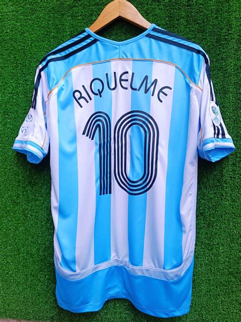 Camiseta Argentina 2006 Riquelme / Messi - Tienda Gol Perú: Camisetas ...