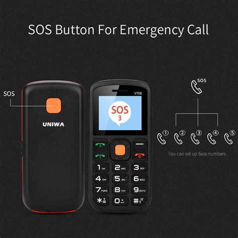 New Unlocked Big Buttons 2G GSM Mobile Cell Phone For Seniors Elderly ...