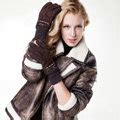 Buy Wholesale Allfond women winter cold-proof plus velvet warm hasp genuine pigskin leather ...