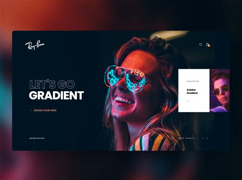 Ray-Ban Gradient Concept 😎 by Mike Bode on Dribbble