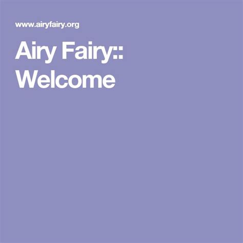 Airy Fairy:: Welcome | Airy, Fairy, Aromatherapy oils