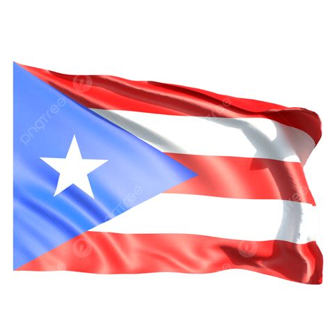 Puerto Rico Flag Waving