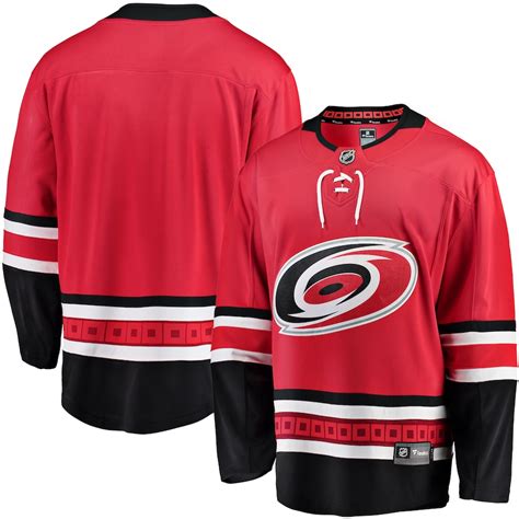 Fanatics Branded Carolina Hurricanes Red Breakaway Home Jersey