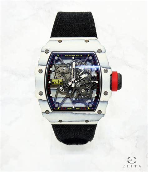 Richard Mille Rm 35 01 Rafael Nadal White Tpt Carbon In Melbourne ...