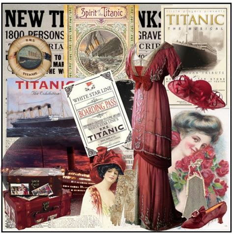 Titanic Fashion - nataliastyle | Titanic, Titanic movie, Rms titanic