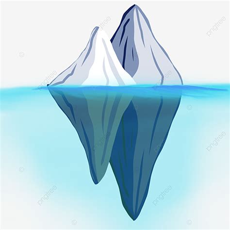 White Sleeping Iceberg Clip Art, Iceberg Clipart, White, Iceberg PNG Transparent Clipart Image ...