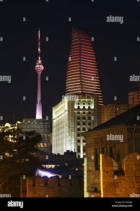 View of Baku. Azerbaijan Stock Photo - Alamy