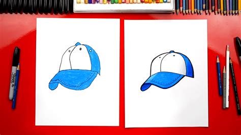 How To Draw A Baseball Hat - Art For Kids Hub