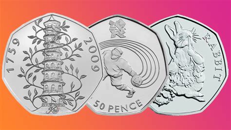 Rare coins: The Royal Mint has put out a list of the 50p designs with the fewest coins in ...