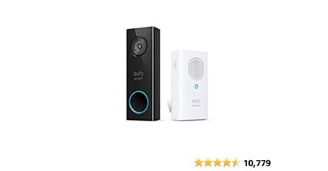 Amazon.com: eufy Security, Wi-Fi Video Doorbell, 2K Resolution, No ...