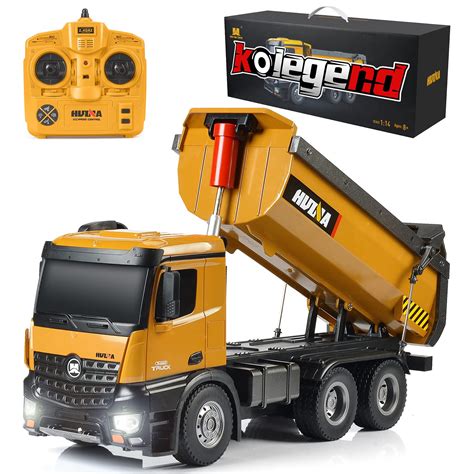 Buy kolegend Remote Control Construction Dump Truck, 1/14 Scale Full ...