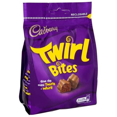 Cadbury Twirl Bites 109g – The Candy Store