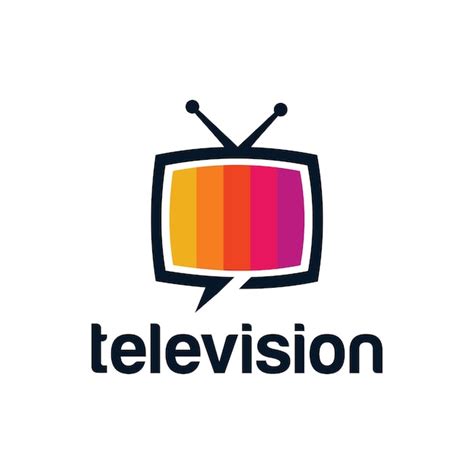 Premium Vector | Television logo design