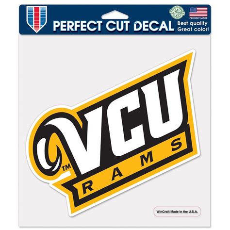 VCU Rams 8'' x 8'' Color Die-Cut Decal