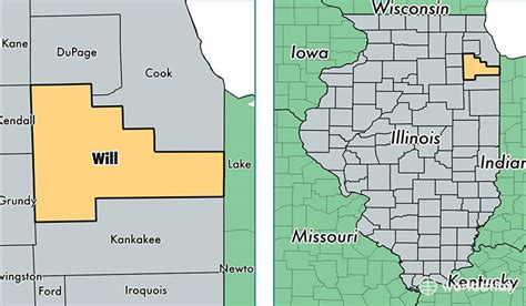 Will County, Illinois / Map of Will County, IL / Where is Will County?