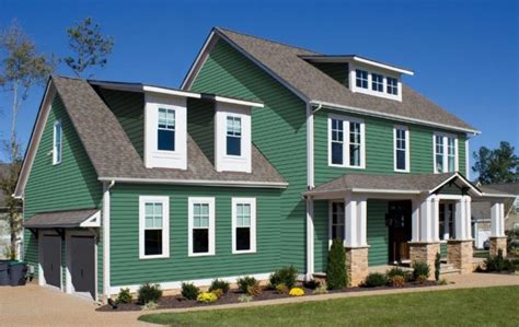 16 Stunning Green Exterior House Colors You'll Love | Allura USA