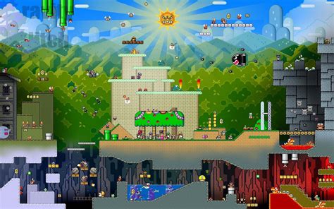 Download Video Game Super Mario World HD Wallpaper