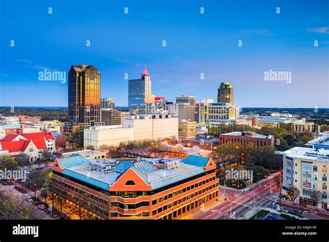 Raleigh skyline aerial hi-res stock photography and images - Alamy