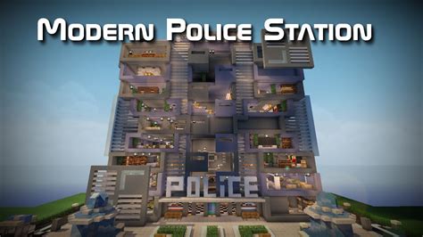 minecraft police station - Google Search | Minecraft buildings, Minecraft, Police station