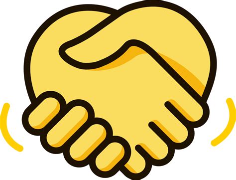 handshake icon emoji sticker 29200529 PNG